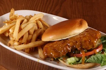 Gold Fever Crispy Chicken Sandwich