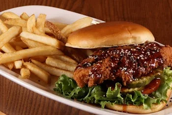 Korean BBQ Crispy Chicken Sandwich